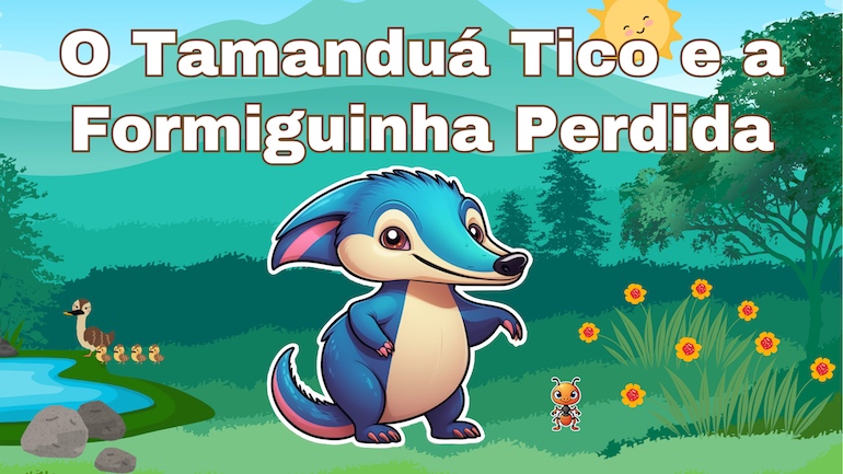 O Tamanduá Tico e a Formiguinha Perdida